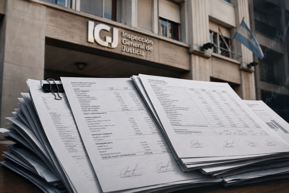 IGJ: cambios en la presentación de estados contables
