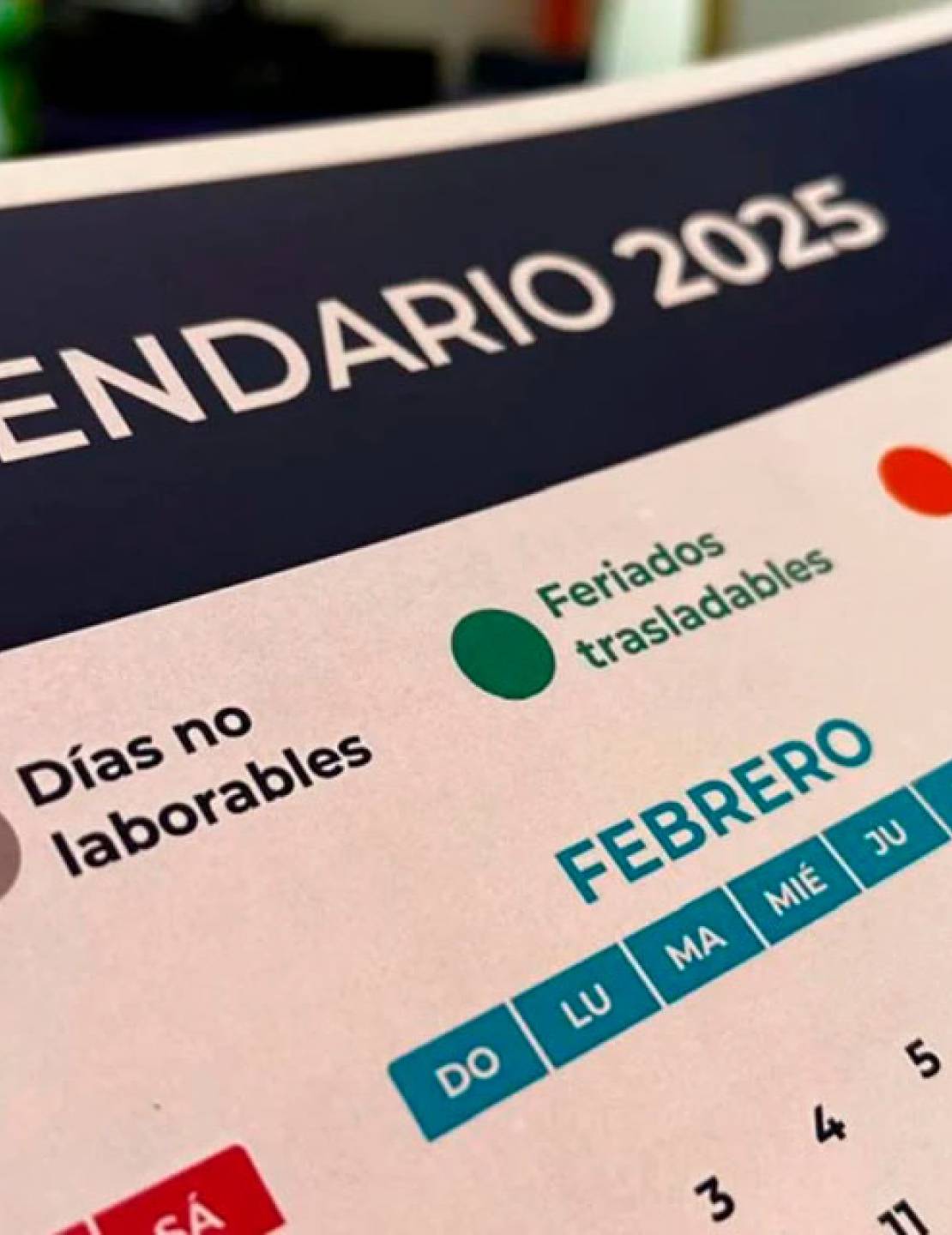 Se podrán trasladar los feriados nacionales que coincidan con fines de semana